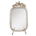 Table mirror Beige 25x6x48 cm