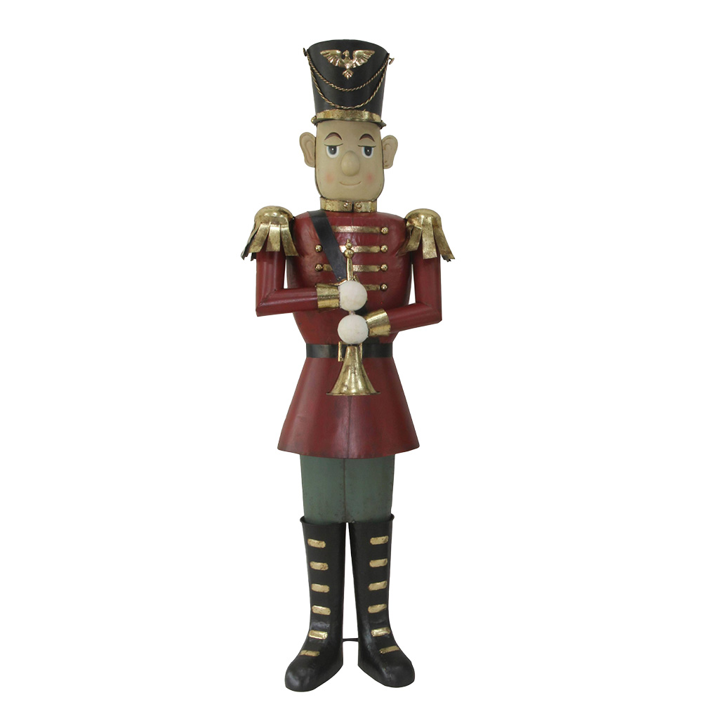 Decoration Statue Soldier Red, Green 47x38x155 cm