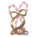 Decorazione bastoncino di zucchero Rosa Color oro 19x14x30 cm