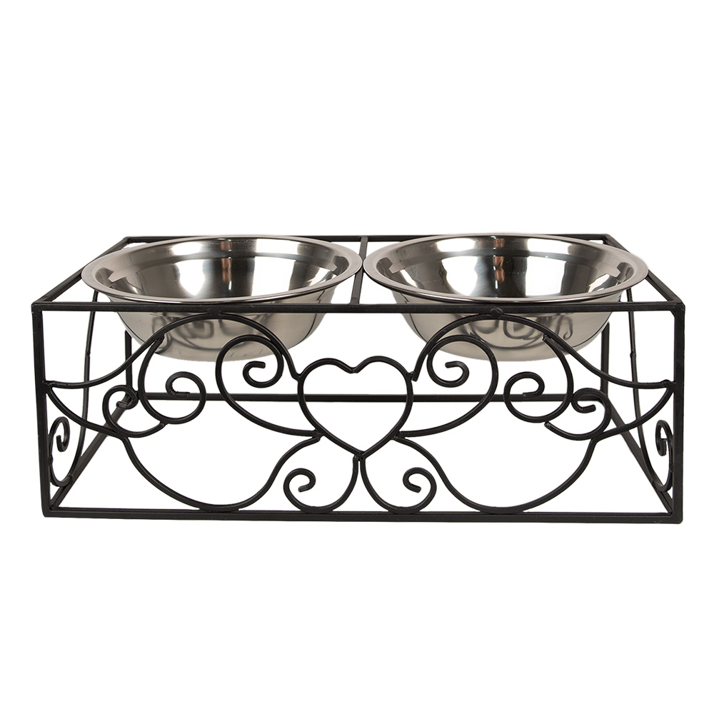 Dieren voerbak 34x17x13 cm / 2x500 ml