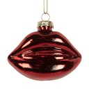 Palla di natale Rosso 8x4x7 cm
