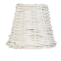 Clayre & Eef Lampshade Ø 14x12 cm White Rattan