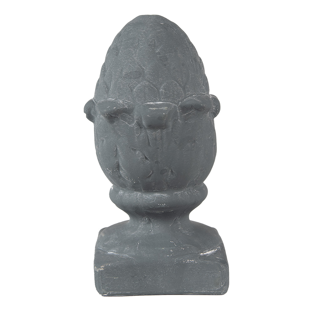 Decoratie dennenappel 11x11x21 cm