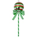 Christmas Decoration Pendant Lolly pop Green Red Ø 9x25 cm