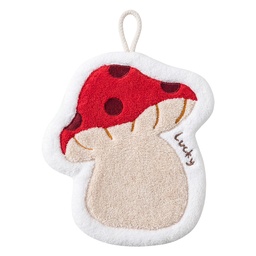 [67013] Serviette d'invité Blanc Rouge 20x1x22 cm