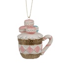 Dolce pendente Rosa 6x4x7 cm