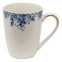 Tazza Bianco, Blu 12x9x11 cm / 330 ml