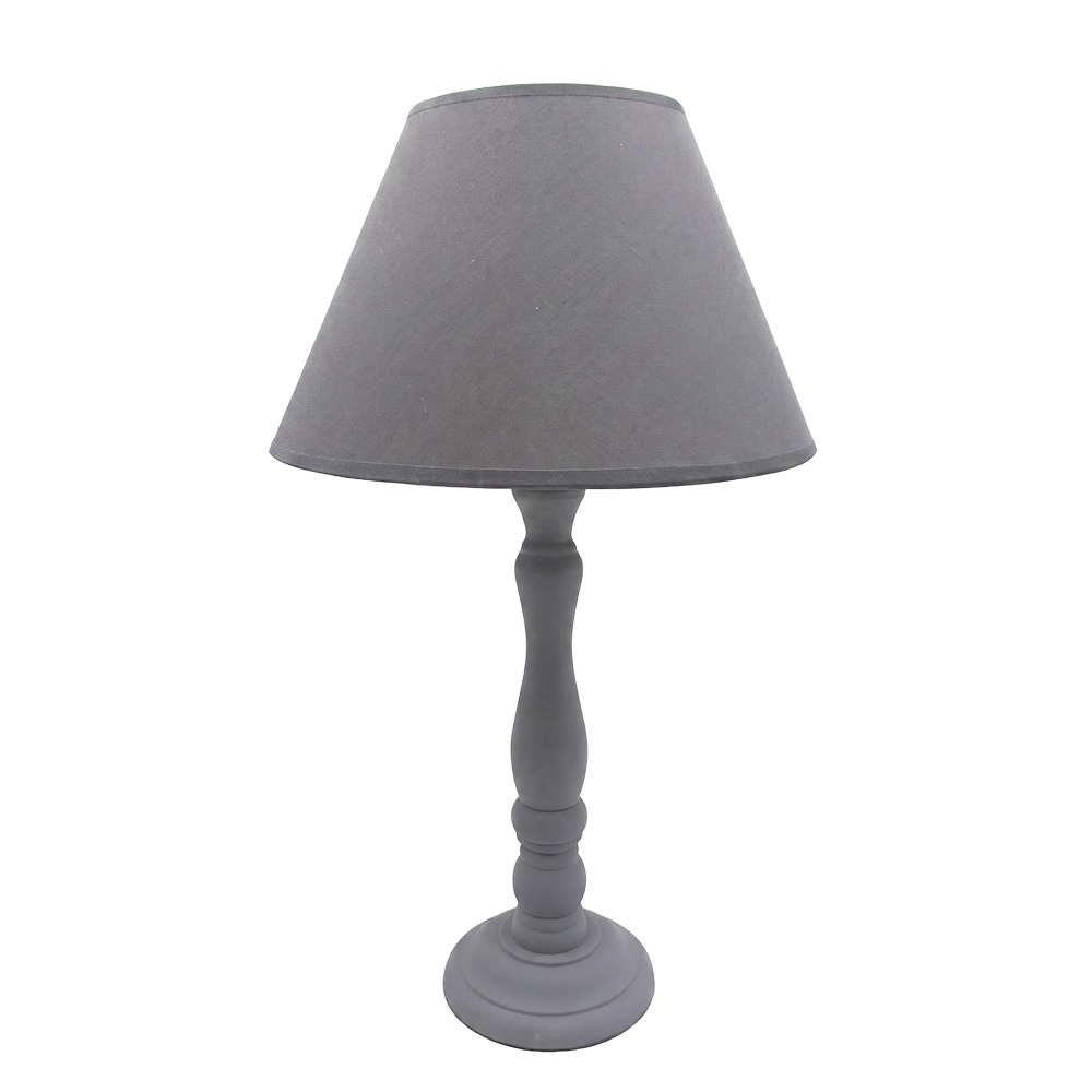 Table Lamp Grey 25x25x45 cm E27/max 1x40W