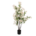 Artificial Plant Agapetes White Green 20x25x105 cm