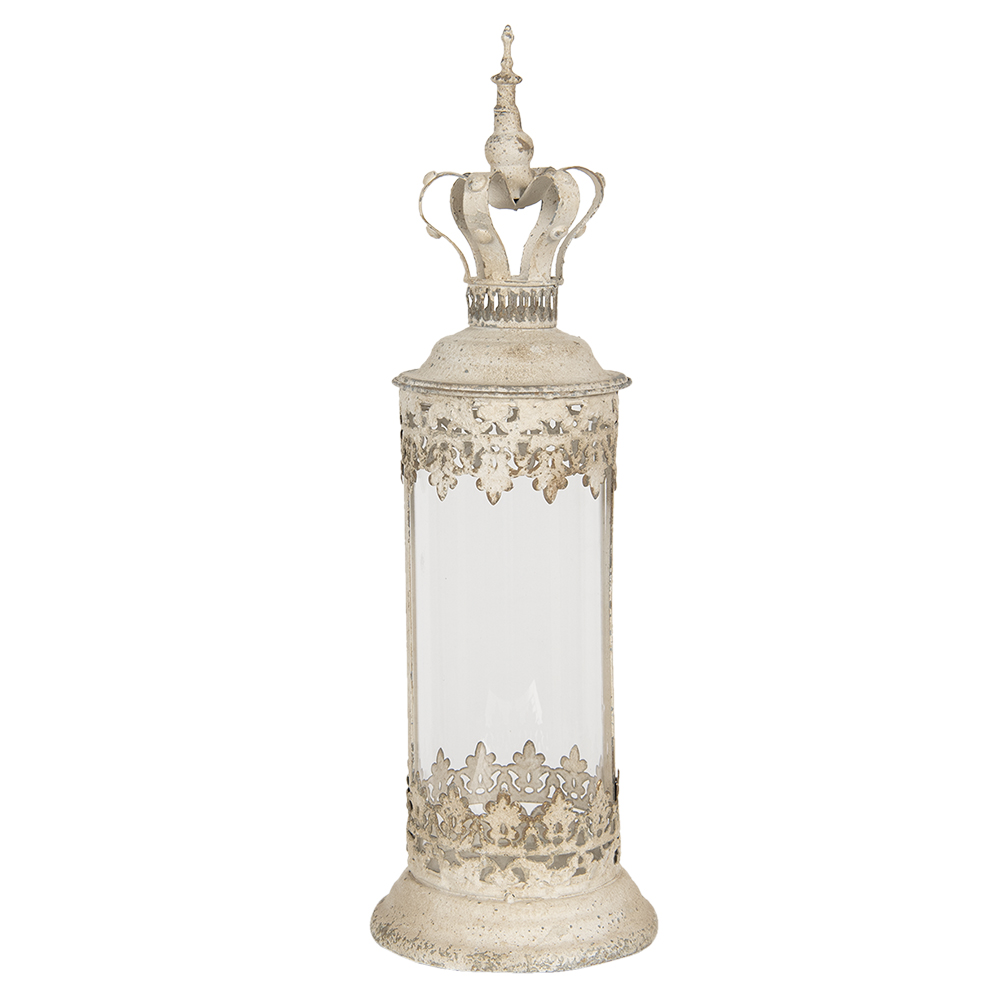 Lanterne Beige Ø 17x55 cm