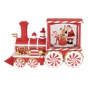 Music box Train with LED Red White 31x10x17 cm / 3xAA
