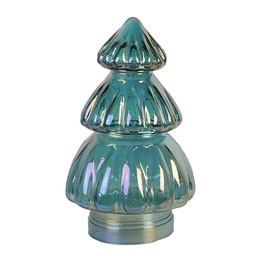 [6GL5332] Decorazione Natalizie Albero di natale Blu Ø 12x20 cm
