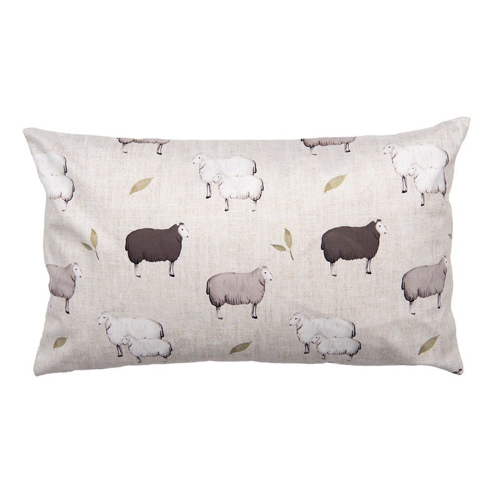 Cushion Cover Beige Brown 30x50 cm