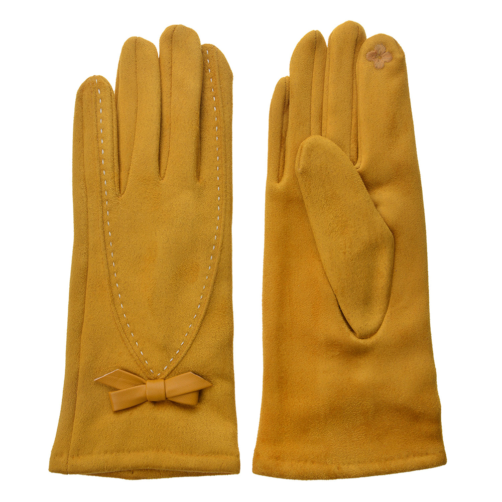 Handschuhe Winter Gelb 8x24 cm