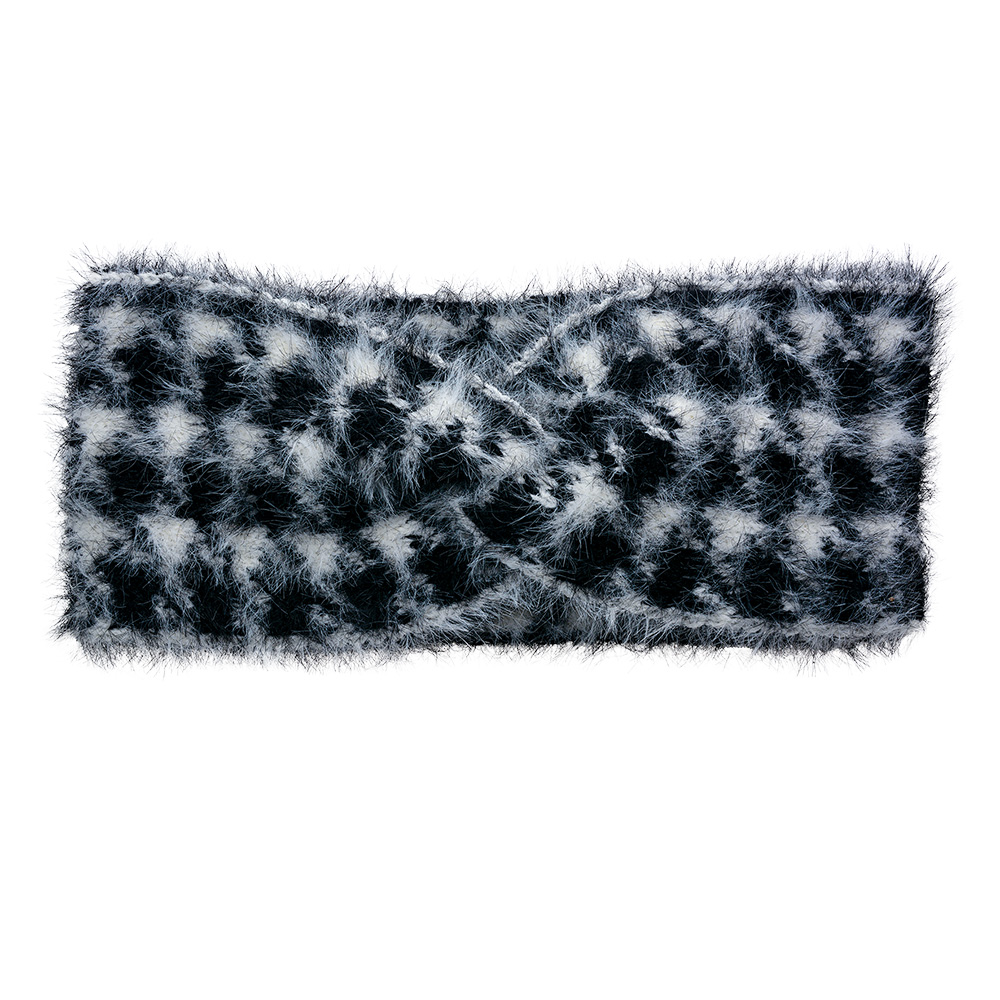 Headband 10x22 cm Black White