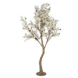 [5PL0146] Deko Baum Grün Weiß 130x100x250 cm