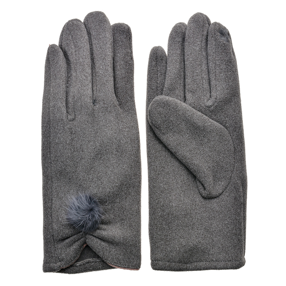 Handschoenen 9x24 cm grijs
