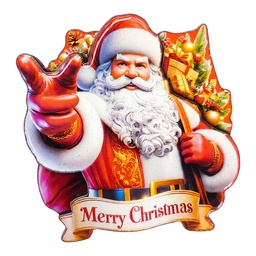 [66878] Decorative Magnet Red 8x1x8 cm