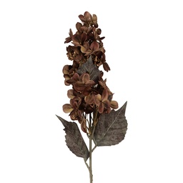 [6PL0396CH] Decorative Artificial Branch with flowers Brown Green 8x8x72 cm
