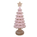 Christmas Decoration Christmas Tree Pink Brown Ø 16x40 cm