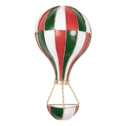 [6Y6007] Décoration murale ballon à air Rouge Vert 16x8x33 cm