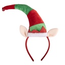 Hairband With Santa hat Red Green 25x6x30 cm