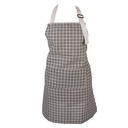 Tablier de cuisine Gris Blanc 69x68 cm