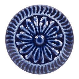 [64173] Pomello per Porta Blu Ø 4x4 cm