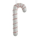 Decorazione Natalizia Pendente Bastoncino di zucchero Bianco Rosso 8x3x17 cm
