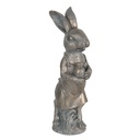 Statua Decorativa Coniglio Marrone 10x6x21 cm