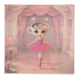 [73118] Paper napkins Pink Beige 33x33 cm (20)
