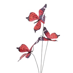 [50882] Decoratie tak met vlinders 10x10x65 cm
