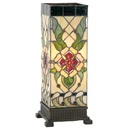 Wall Lamp Tiffany Beige, Green 18x18x45 cm E27/max 1x60W