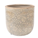 Flower Pot Inside Grey Beige Ø 18x16 cm