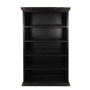 Schrank Schwarz 116x36x195 cm
