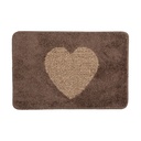 Tappetino per bagno Marrone 58x38x1 cm