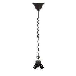 [5LL-98] Tiffany Pendente da Soffitto Oro 130 cm E27/max 3x60W