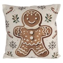 Cuscino imbottito Beige Marrone 45x45x4 cm