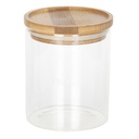Storage Jar with Lid Transparent Ø 8x10 cm
