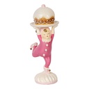 Decoration elf Pink Beige 12x8x21 cm