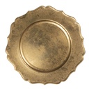 Plaque de fond Or Ø 33x1 cm