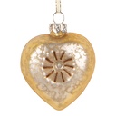 Weihnachtsanhänger Goldfarbig Silberfarbig 5x3x7 cm
