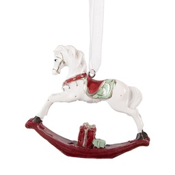 [6PR6342] Decoratie hobbelpaard 9x2x10 cm