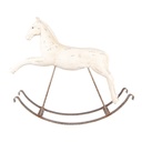 Decoration Rocking Horse White 61x15x51 cm