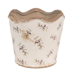 [6CE1672M] Flower Pot Inside Beige Ø 16x15 cm