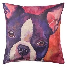 [KT021.237] Cushion Cover Red, Violet, White 43x43 cm