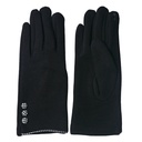 Gants d'hiver Noir 8x24 cm