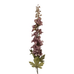 [5PL0163PA] Branche de décoration avec fleurs Violet Vert 6x6x77 cm