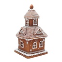 Décoration maison avec LED Marron 14x14x25 cm/ 3xAAA