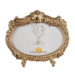 Clayre & Eef Fotolijst 10x15 cm Goudkleurig Polyresin